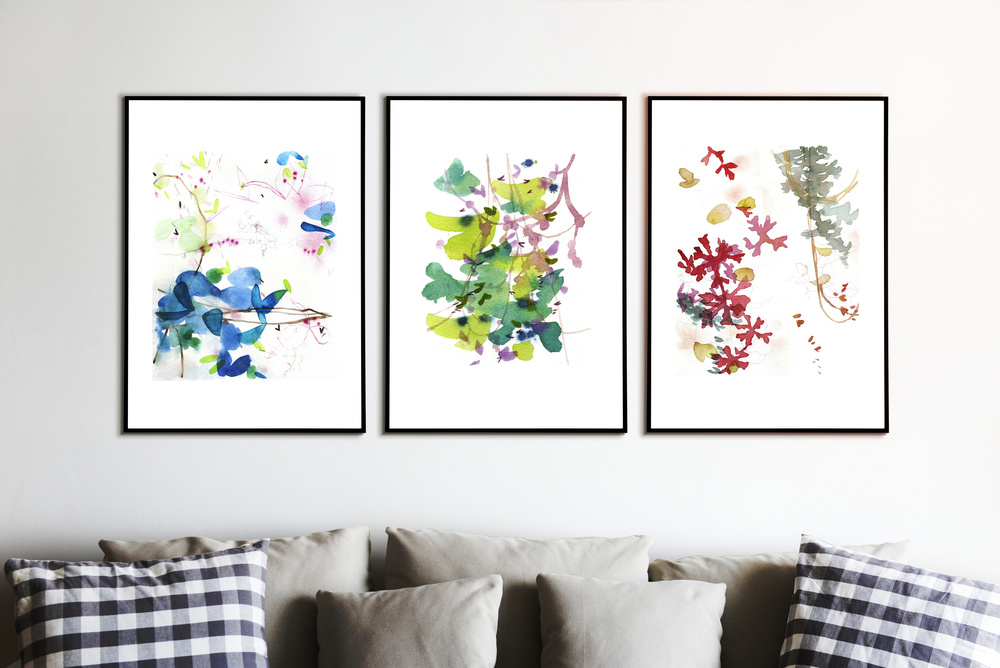 Abstract Fine Art Print in Frame